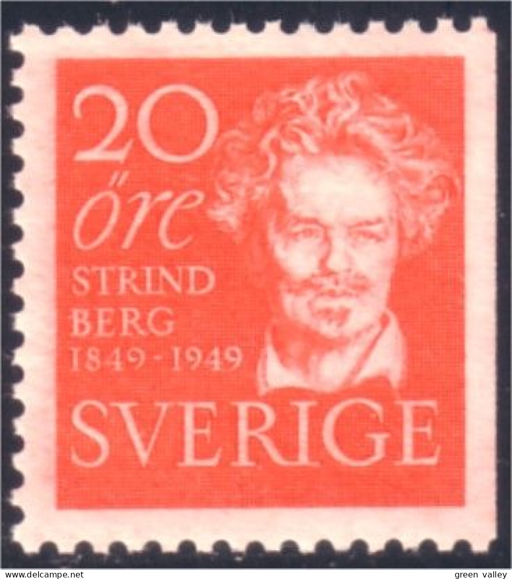 840 Sweden 1948 August Strindberg Author Playwright écrivain MH * Neuf (SWE-315) - Nuovi