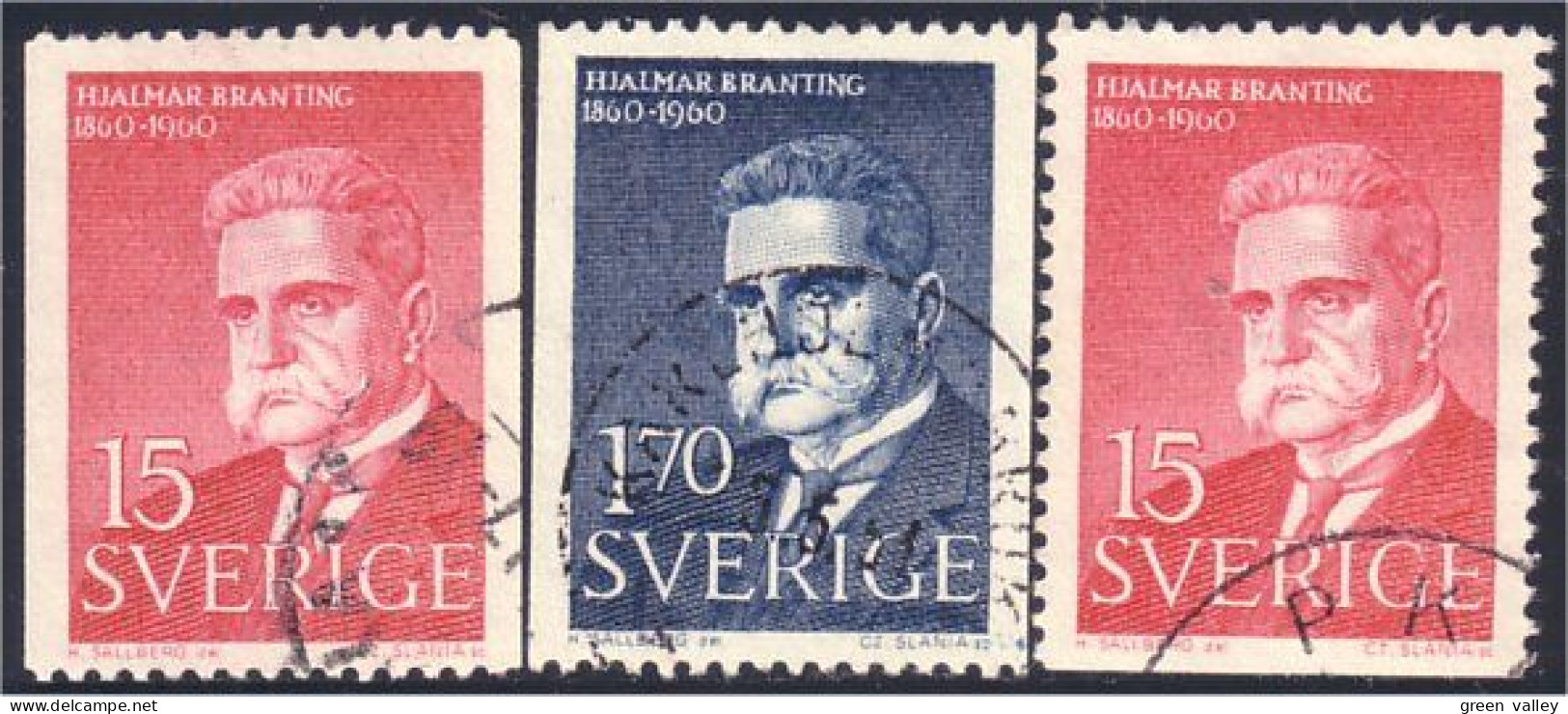 840 Sweden Branting Complete (SWE-42) - Usati