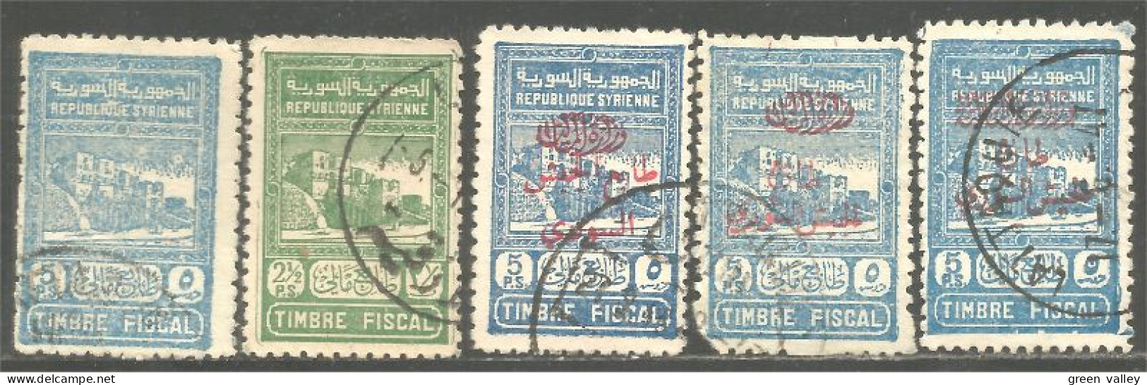 846 Syria 5 Fiscal Avec Surcharge Overprint (SYR-18) - Syrie
