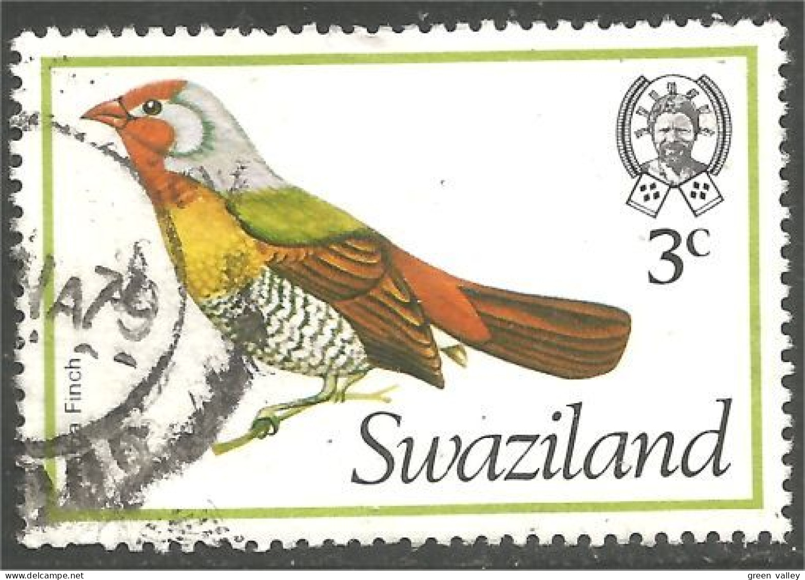 844 Swaziland Oiseau Bird Vogel Uccello Melba Finch Fringuello Fink Bouvreuil (SWZ-32b) - Swaziland (1968-...)