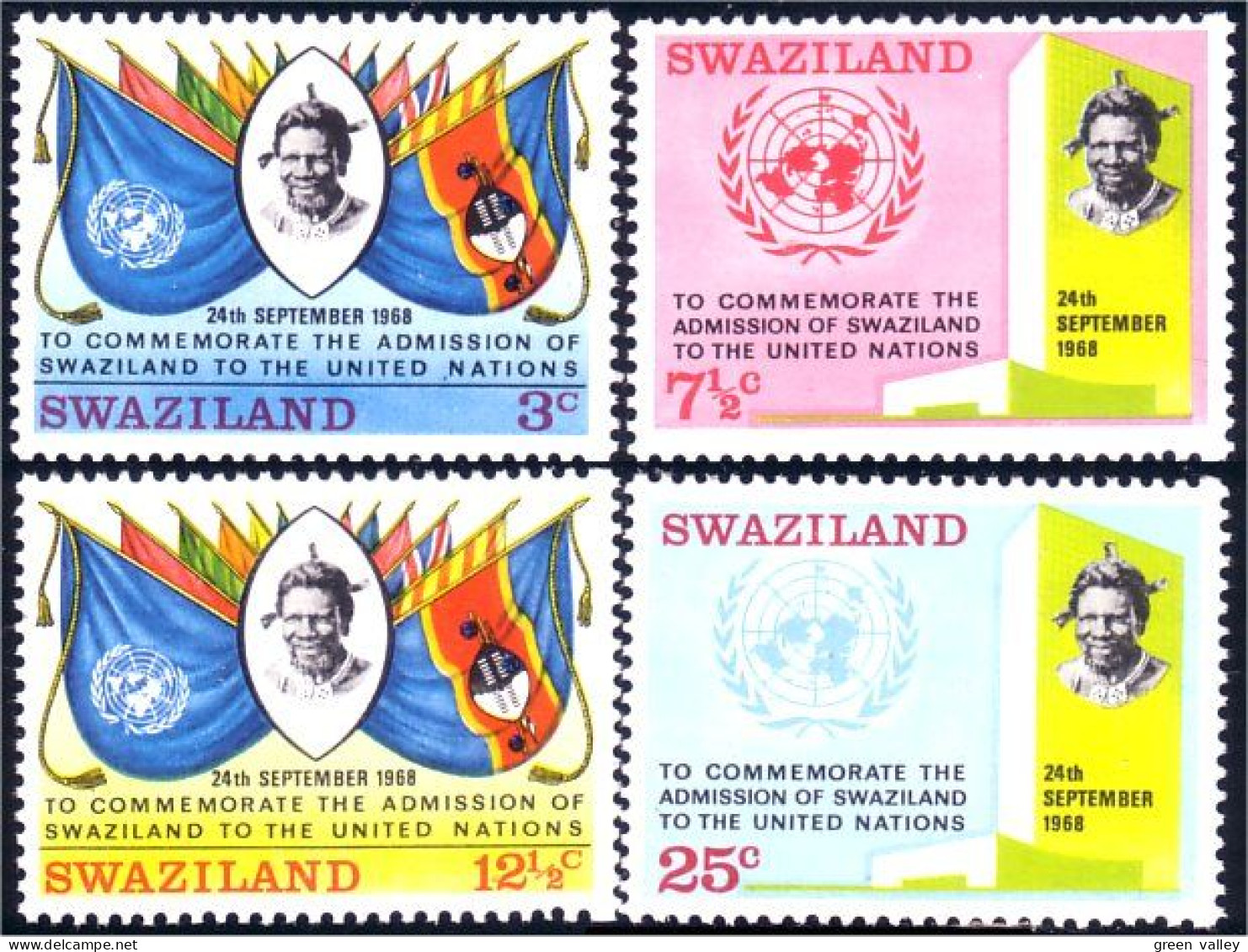 844 Swaziland United Nations MNH ** Neuf SC (SWZ-10) - VN