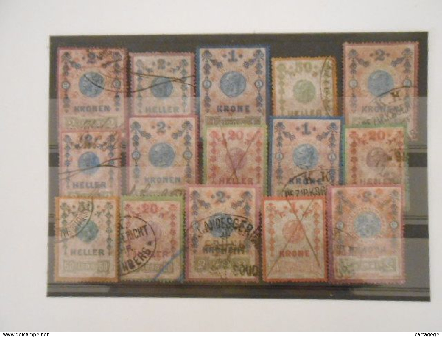 AUTRICHE LOT DE TIMBRES FISCAUX - Steuermarken