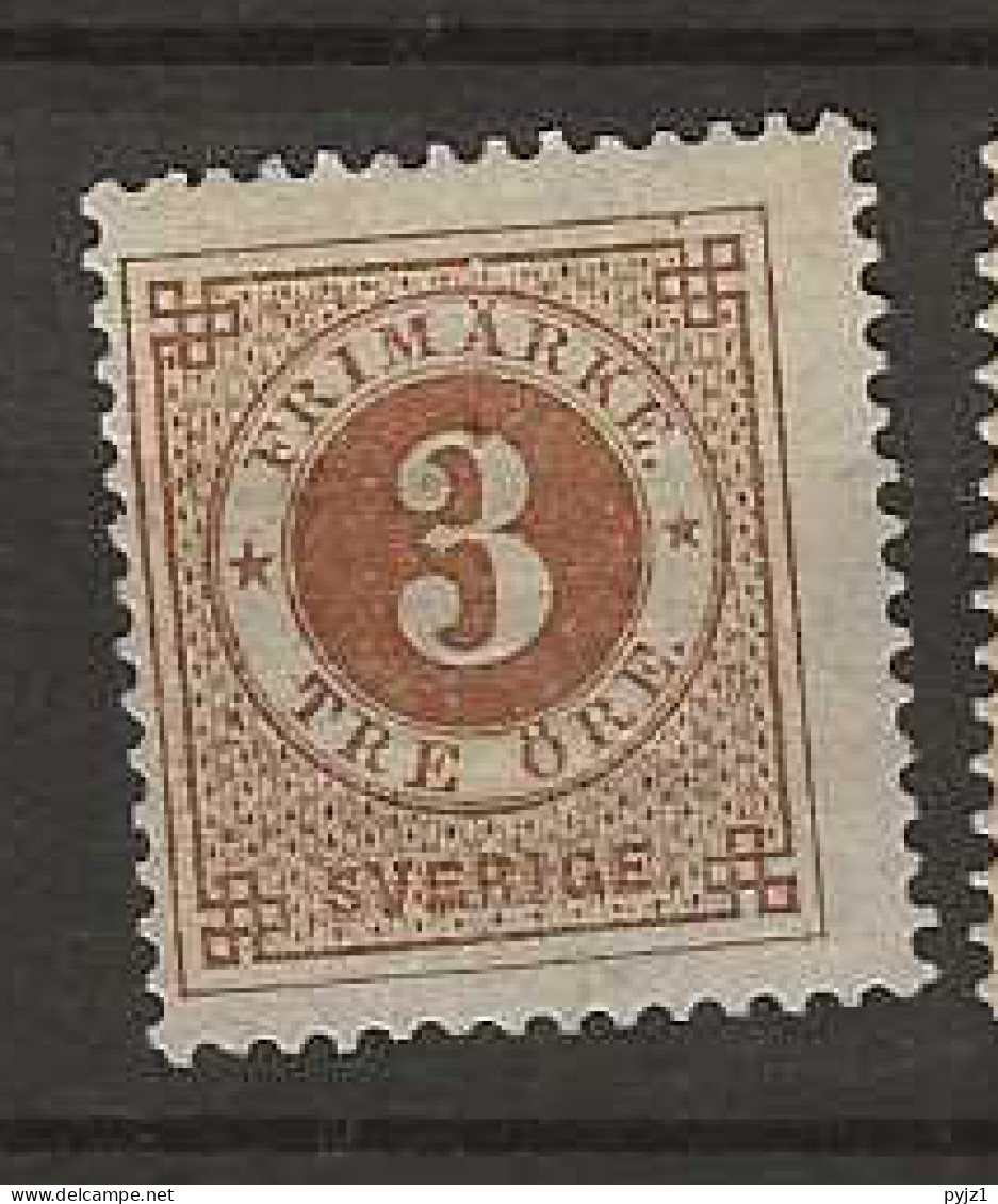 1886 MH Sweden Mi 30 - Neufs