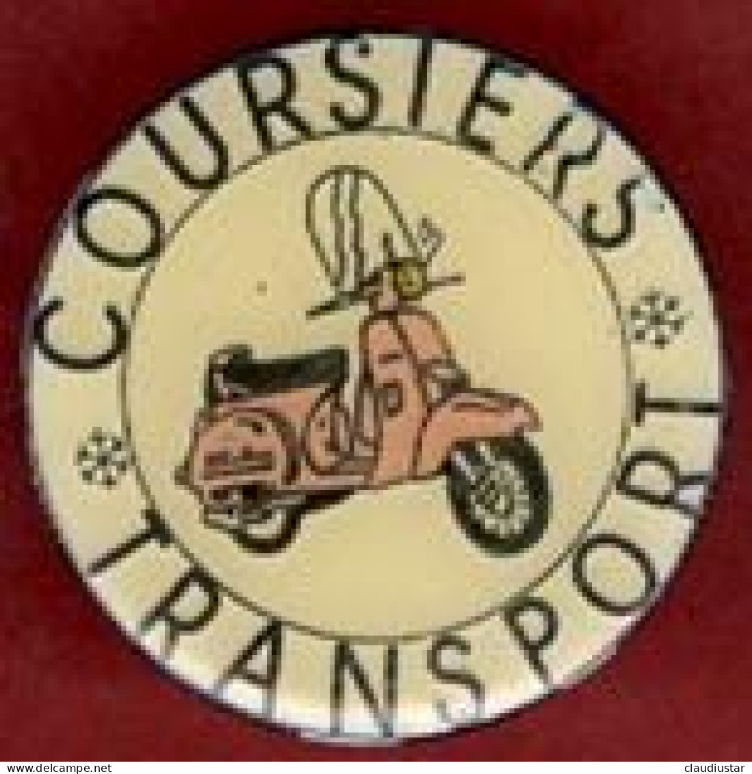 ** PIN' S  COURSIERS  TRANSPORT  +  LA  REVUE  Du  SCOOTER  +  VESPA ** - Motos