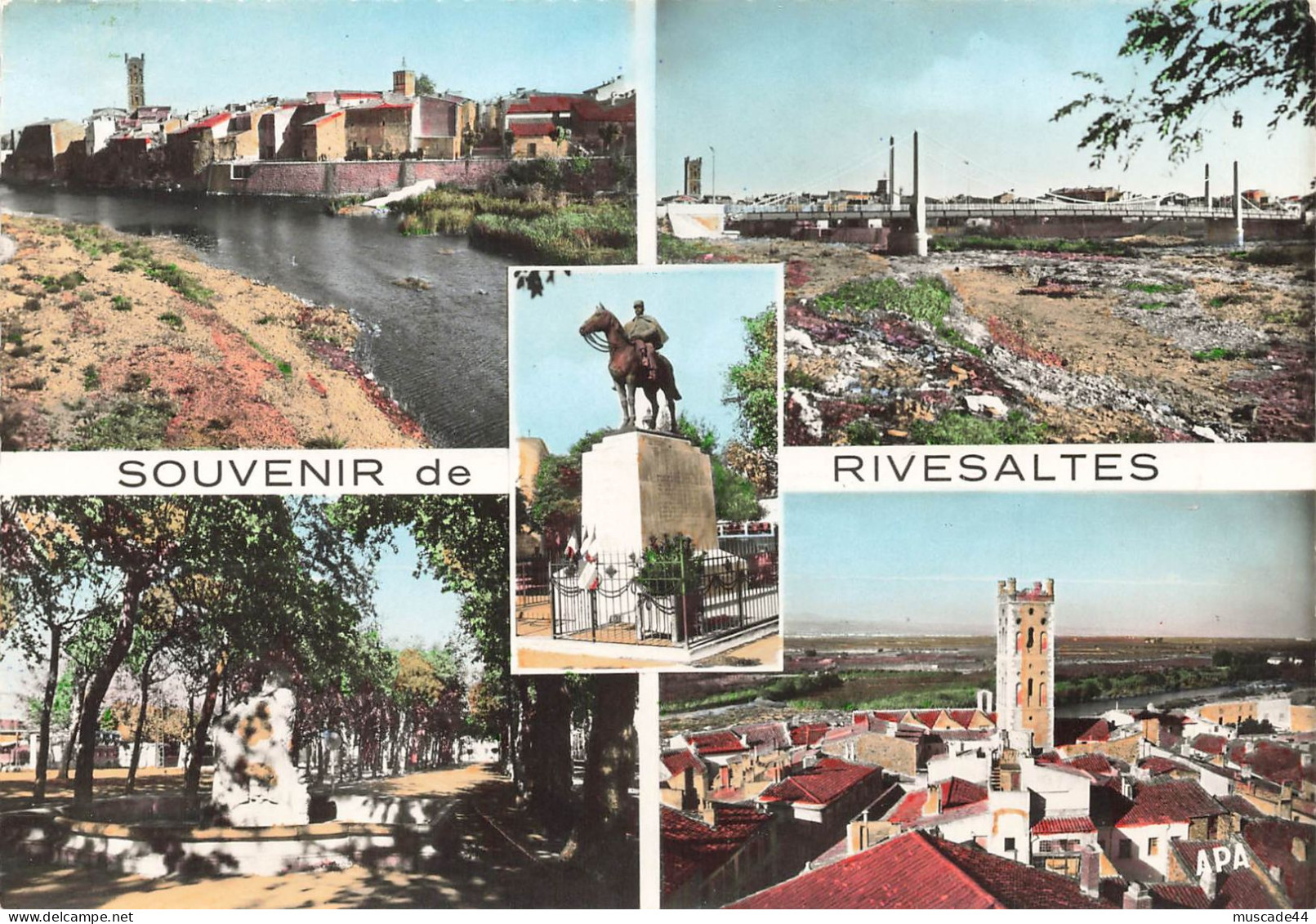 SOUVENIR DE RIVESALTES - MULTI VUES - Rivesaltes