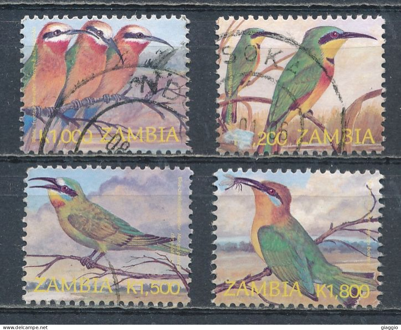 °°° ZAMBIA - Y&T N°1268/71 - 2002 °°° - Zambie (1965-...)