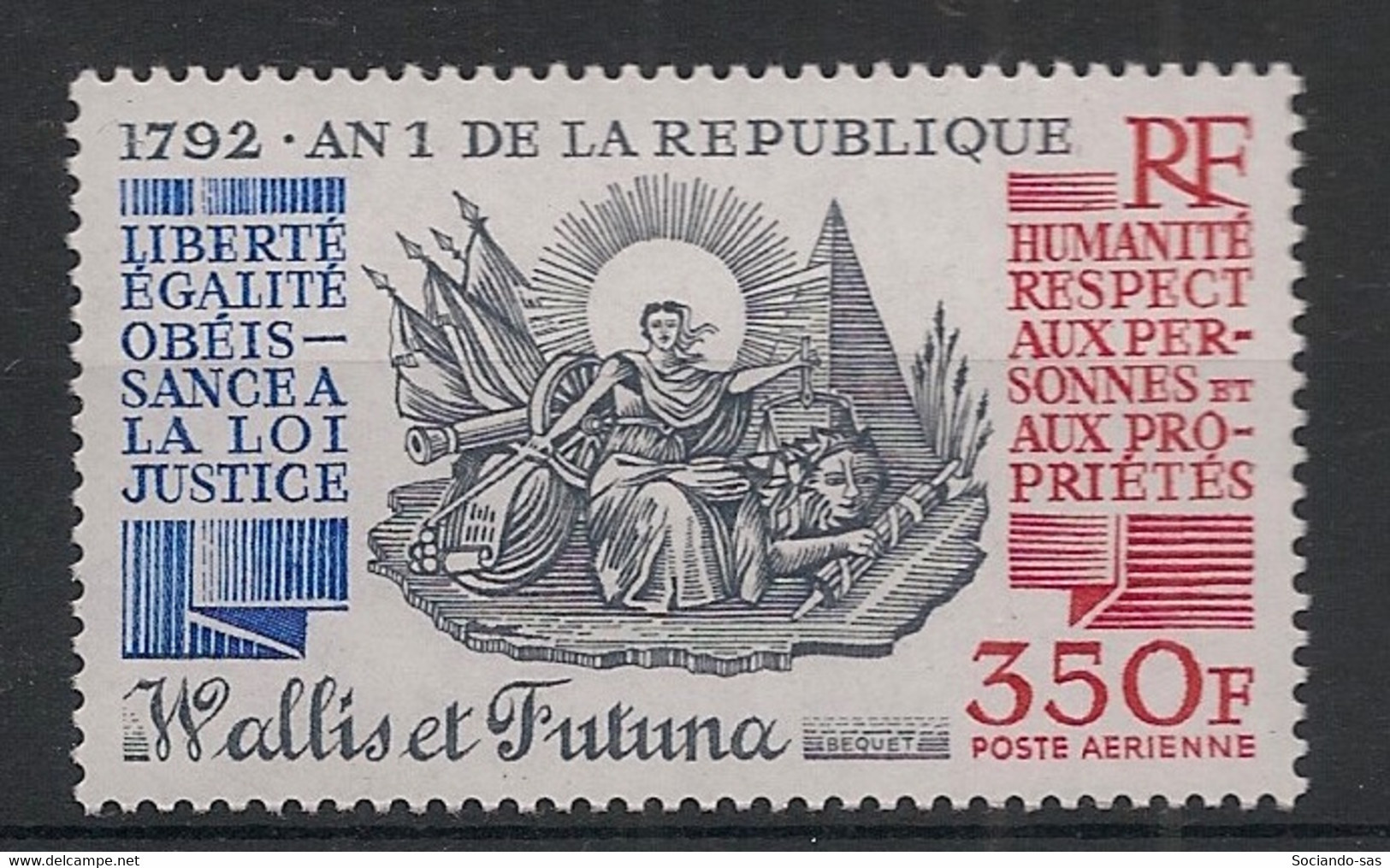 WALLIS ET FUTUNA - 1992 - PA N°YT. 175 - République - Neuf Luxe ** / MNH / Postfrisch - Unused Stamps