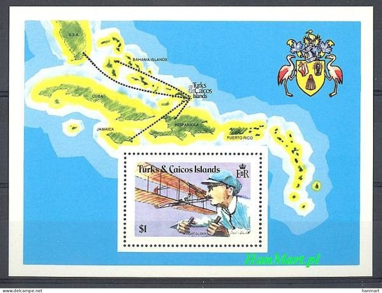 Turks And Caicos Islands 1978 Mi Block 11 MNH  (ZS2 TKIbl11) - Stamps