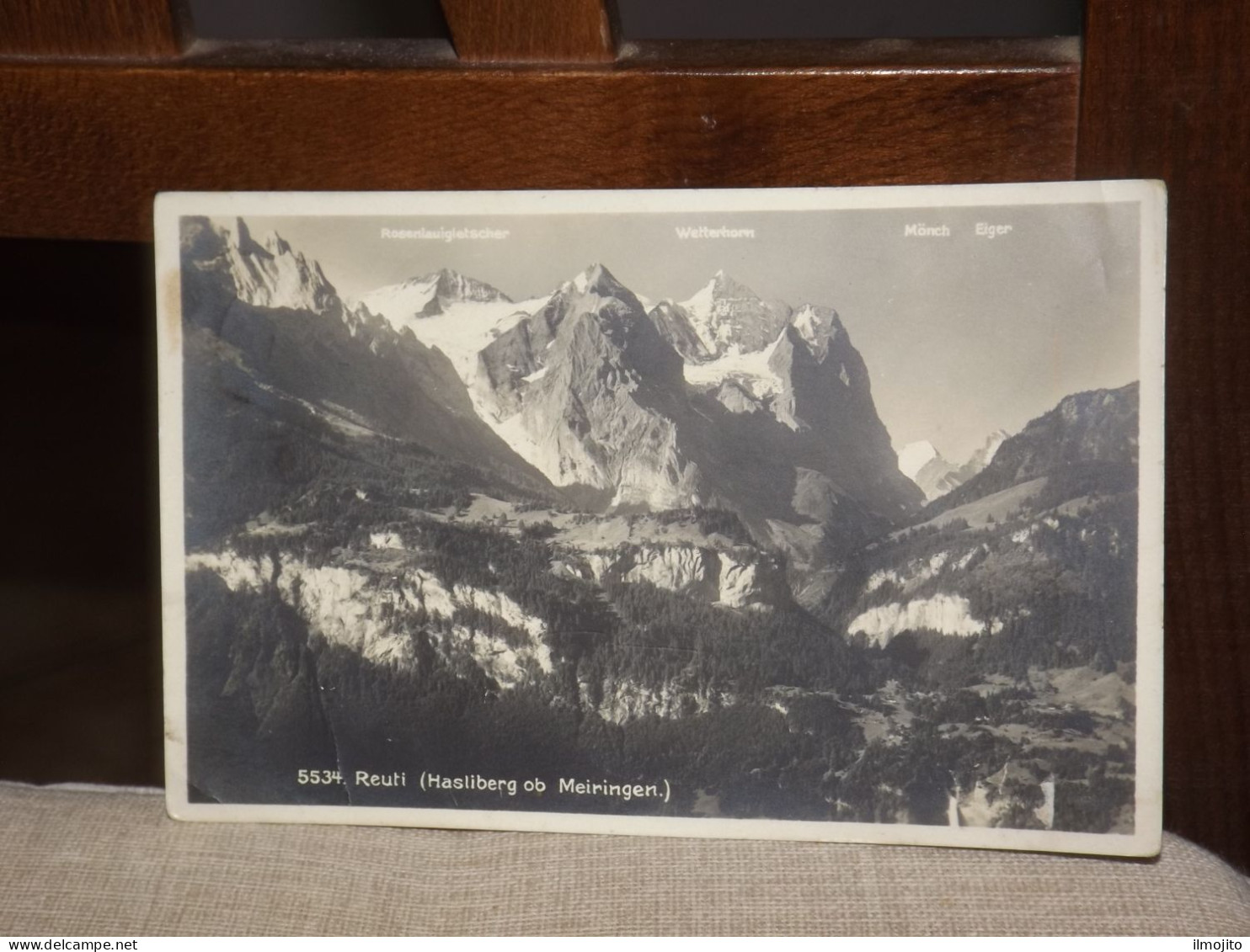 POSTCARD REUTI HASLIBERG OB MEIRINGEN SVIZZERA SWISS AK CPA - Hasliberg