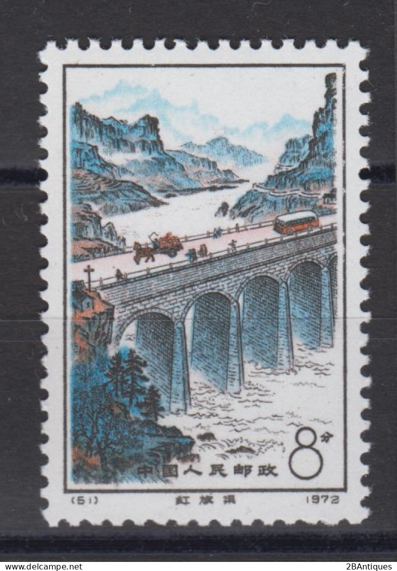 PR CHINA 1972 - Construction Of Red Flag Canal MNH** XF - Neufs