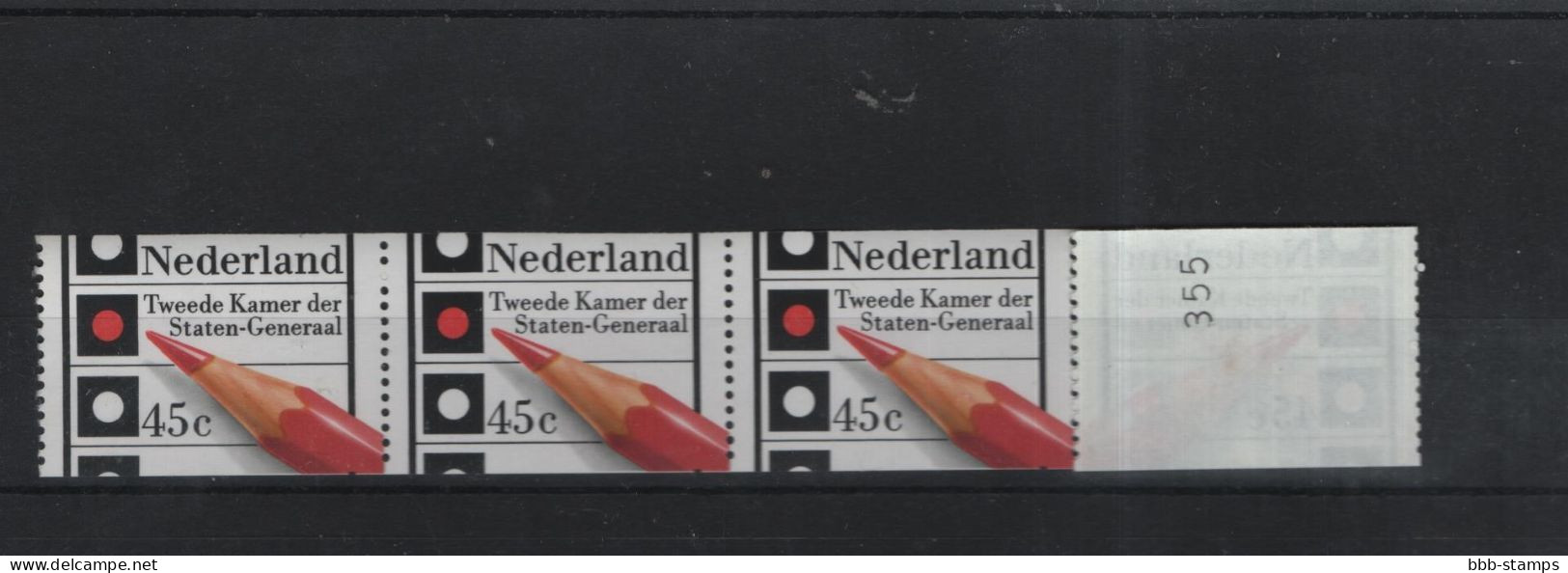 Niederlande Michel Cat.No.  Mnh/**  1093 Strip Roulette No - Ungebraucht