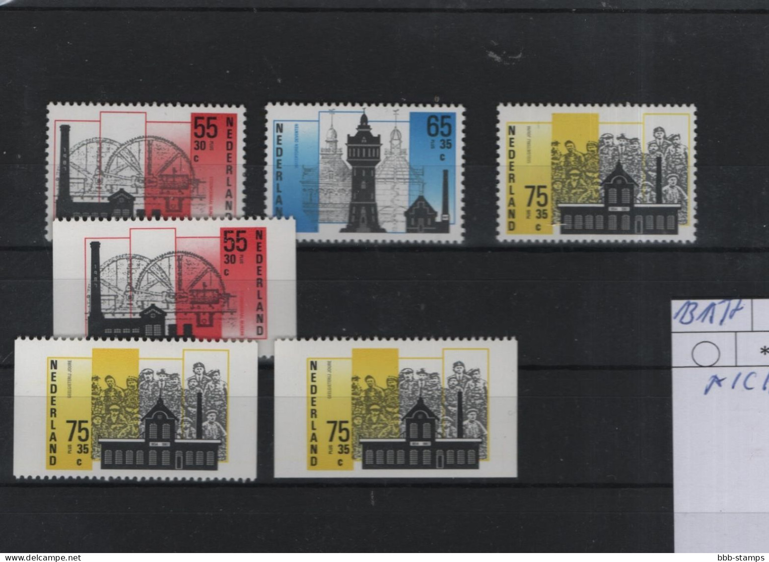 Niederlande Michel Cat.No.  Mnh/**  1315/1317 A/C/D - Neufs