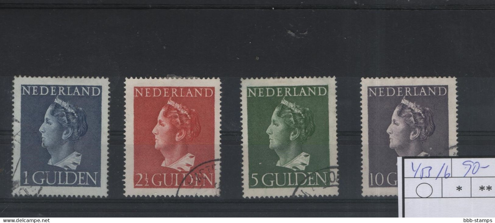 Niederlande Michel Cat.No. Used 453/456 - Used Stamps