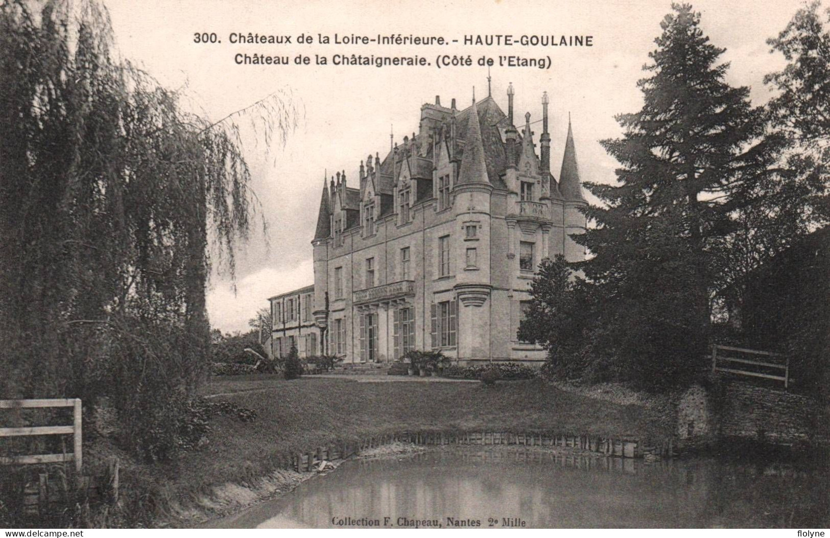 Haute Goulaine - Le Château De La Châtaigneraie , Côté De L'étang - Haute-Goulaine
