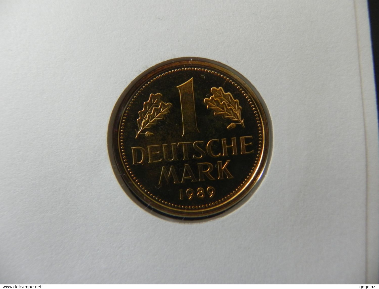 Deutschland Germany 1 Mark 1989 J - Gustav Heinemann - Numis Letter - 1 Mark