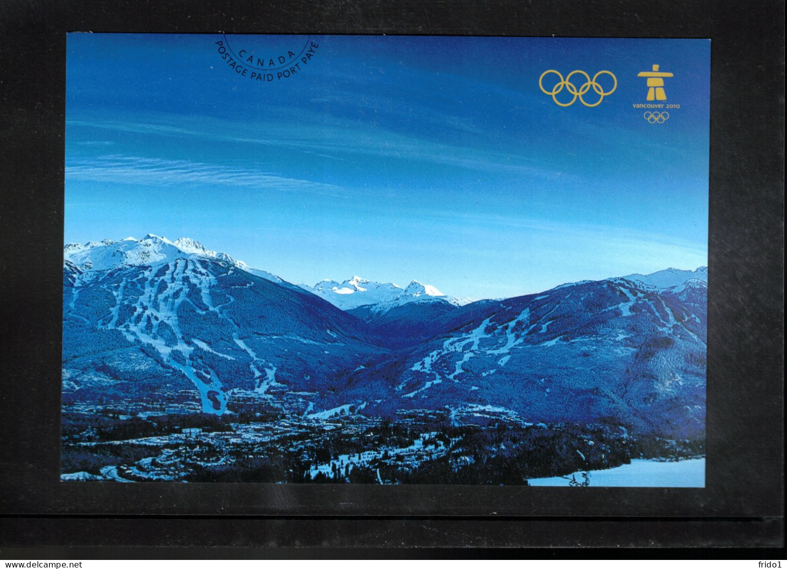 Canada 2010 Olympic Games Vancouver Interesting Postcard - Hiver 2010: Vancouver