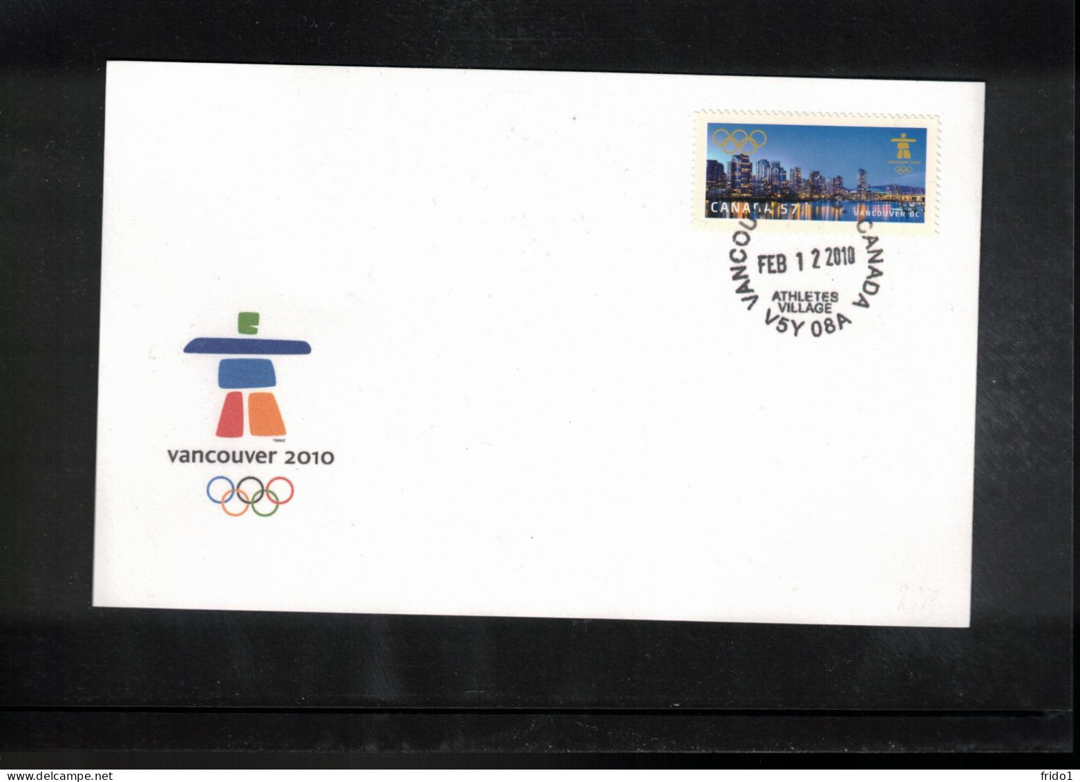 Canada 2010 Olympic Games Vancouver - Athletees Village Interesting Postcard - Hiver 2010: Vancouver