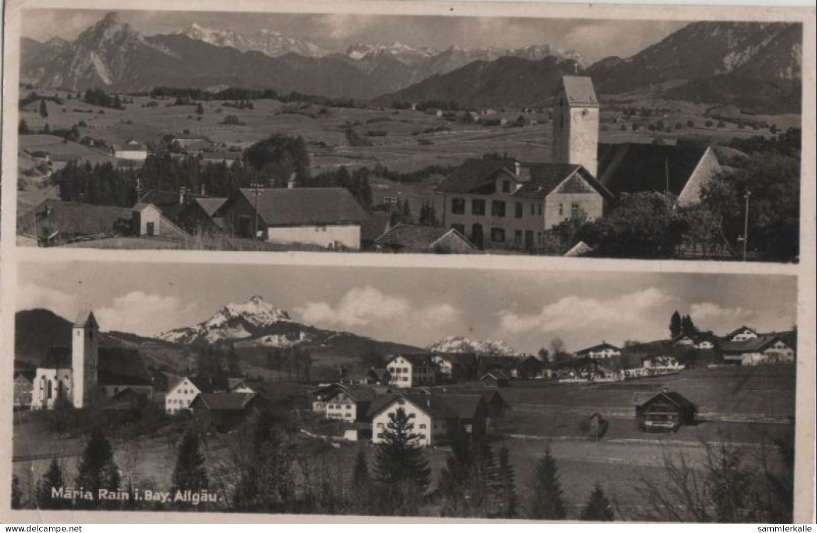 73447 - Oy-Mittelberg, Maria Rain - 2 Teilbilder - 1937 - Mittelberg