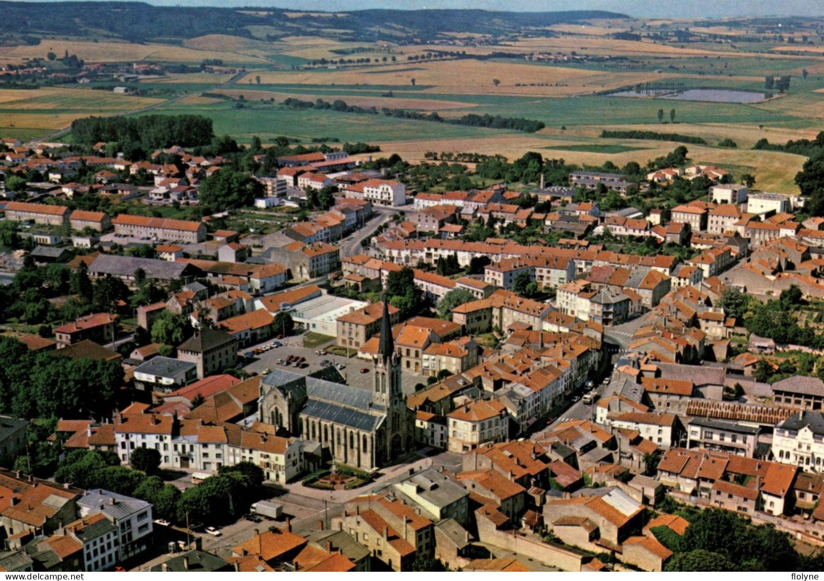 Chateau Salins - Vue Aérienne Sur La Commune - Chateau Salins