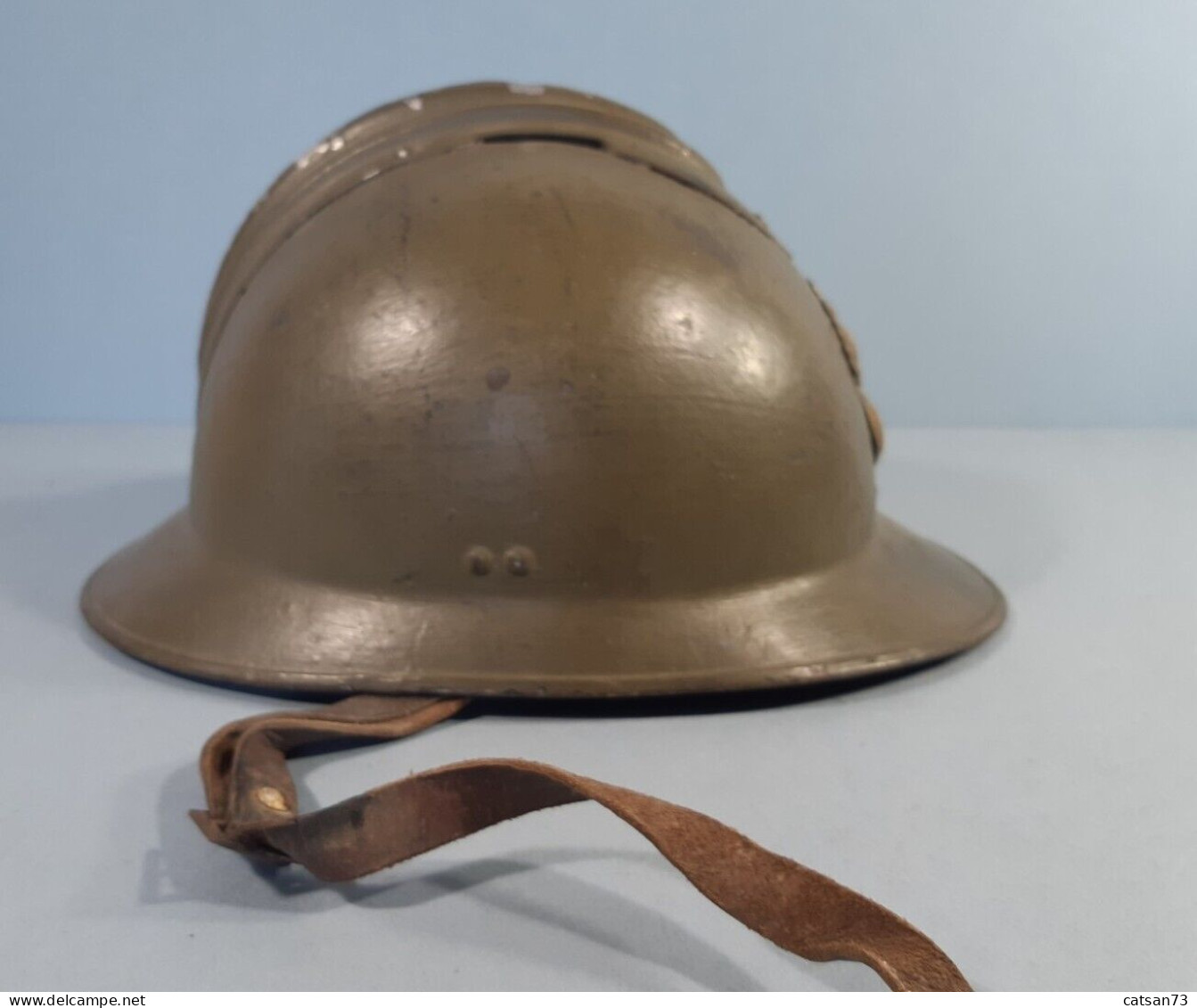 CASQUE ADRIAN MODELE 1926 GENDARMERIE MOBILE WW2 INFANTERIE - Copricapi