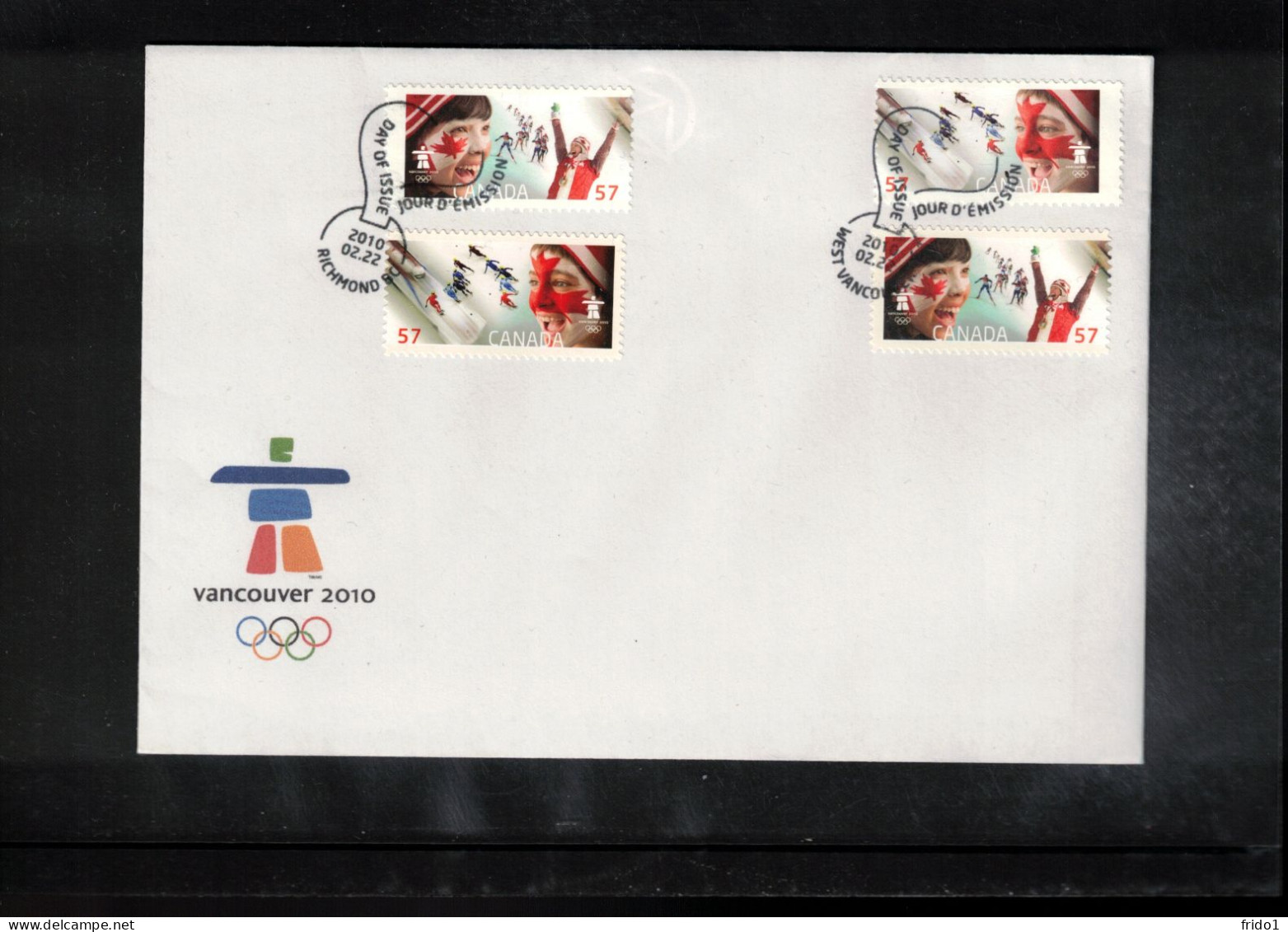 Canada 2010 Olympic Games Vancouver FDC - Winter 2010: Vancouver