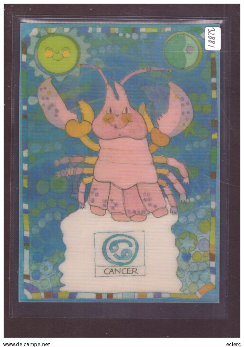 FORMAT 10x15cm - CARTE 3D - SIGNE DU ZODIAQUE - CANCER - TB - Astrologia