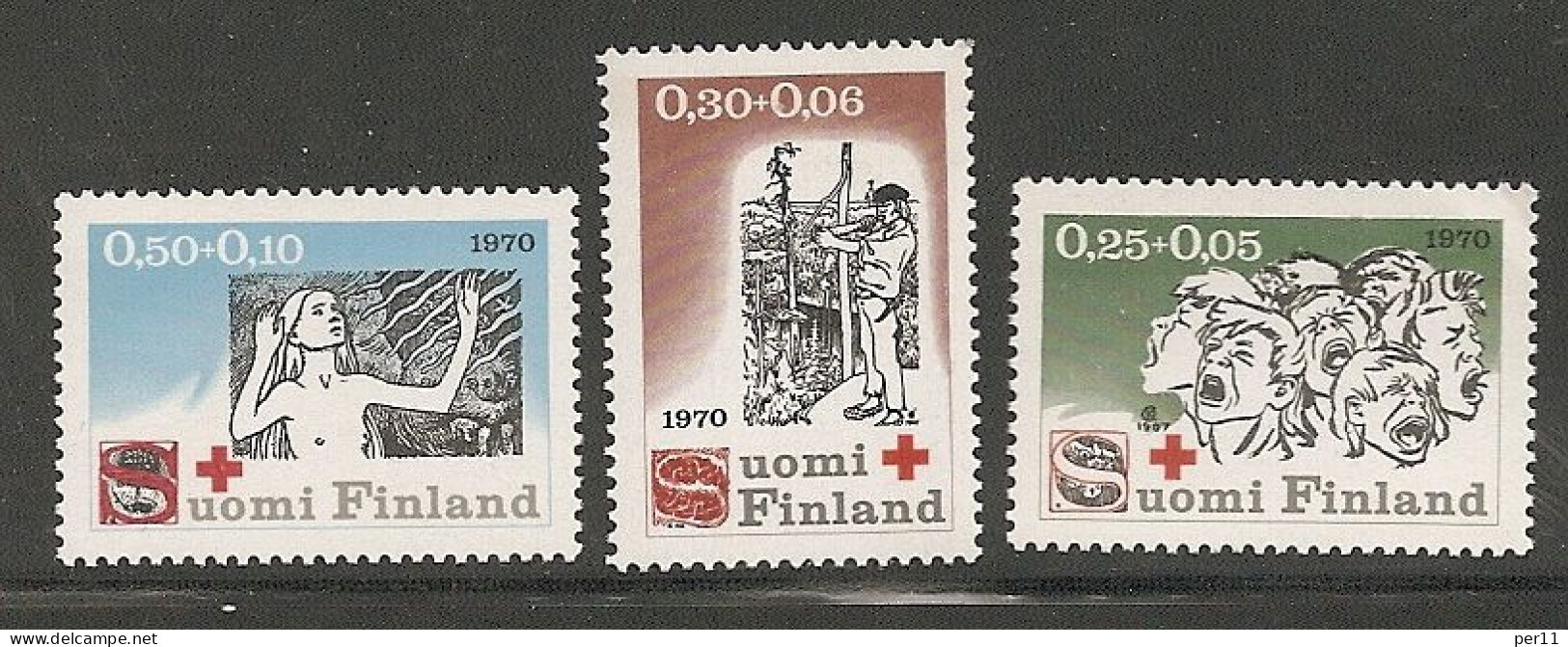 Suomi MNH / ** ; 1970;  Mi: 672-674     (sf076) - Neufs