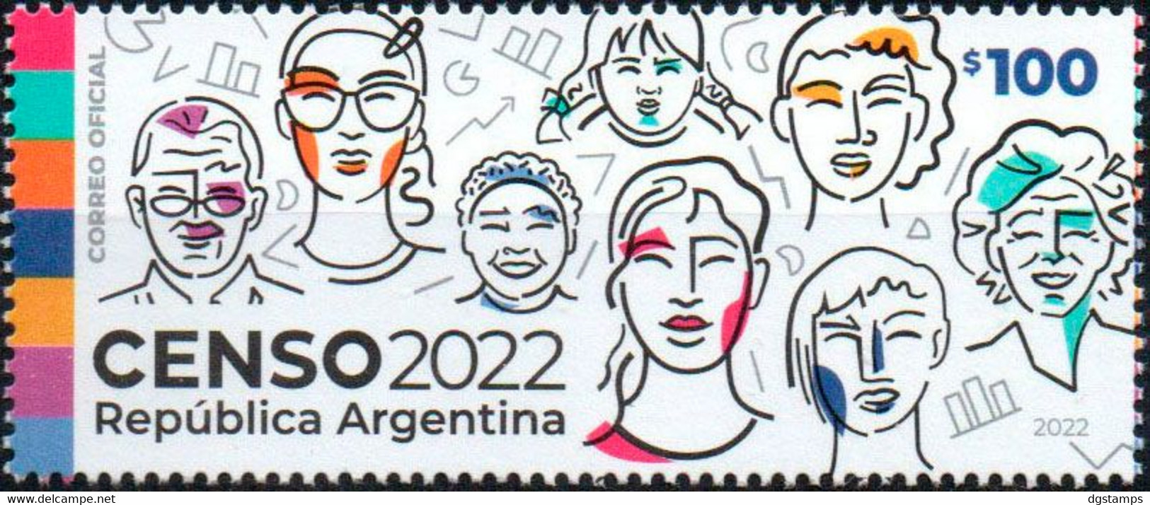 Argentina 2022 ** Official Population And Housing Census. Censo Oficial De Población Y Vivienda. - Unused Stamps