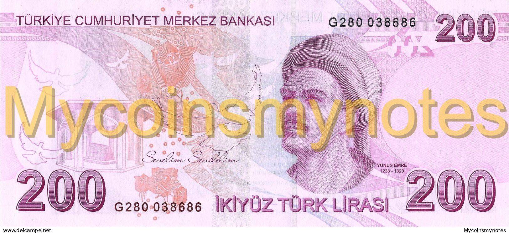 TURKEY, 200 Turkish Lira, 2024, PNEW, Series G, New Signature, UNC - Türkei