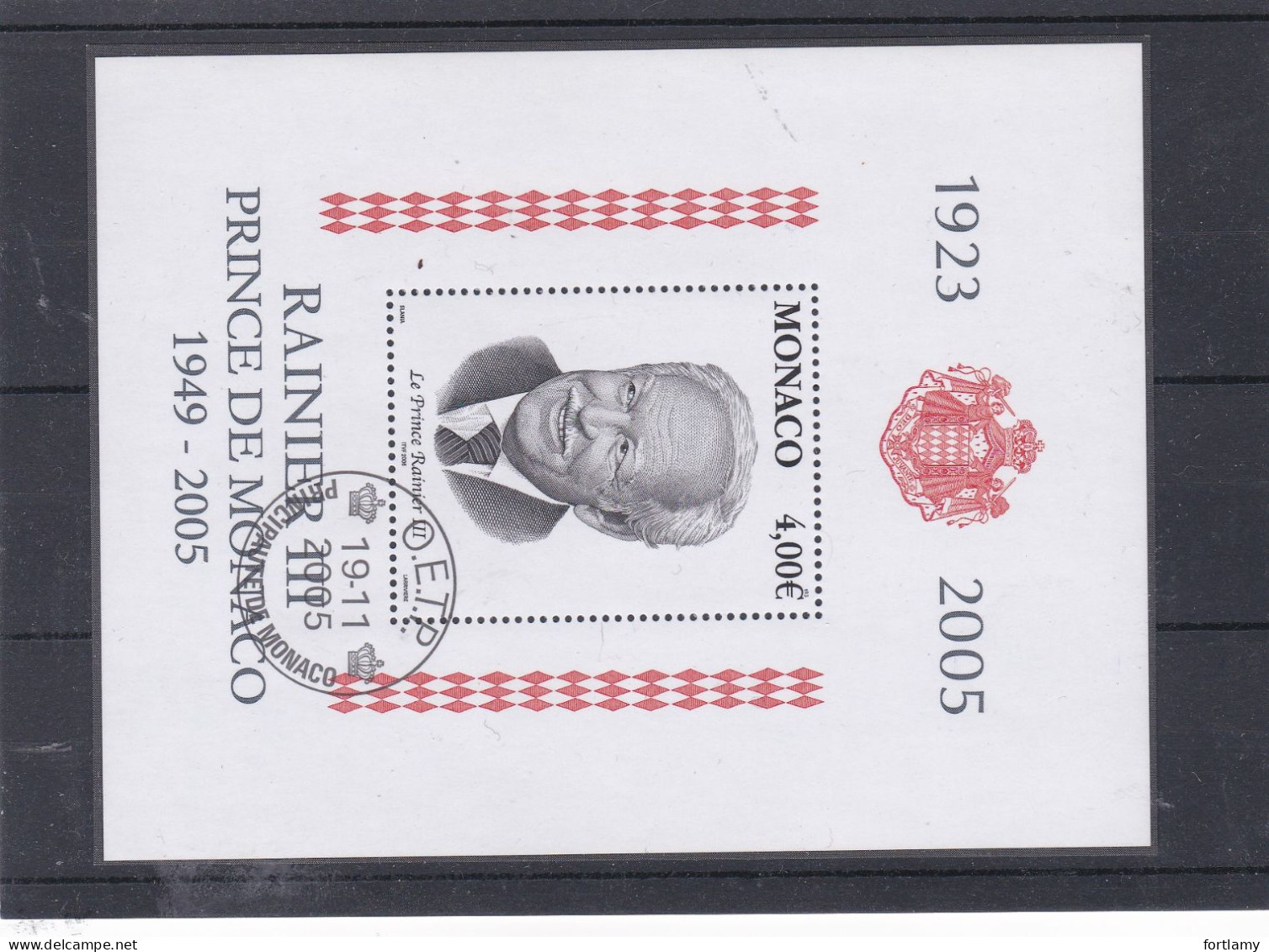 LOT 2005 MONACO OBLITÉRÉS