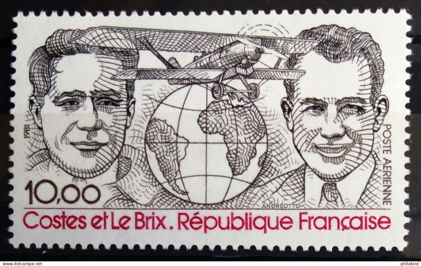 FRANCE                          P.A   N° 55                          NEUF** - 1960-.... Mint/hinged