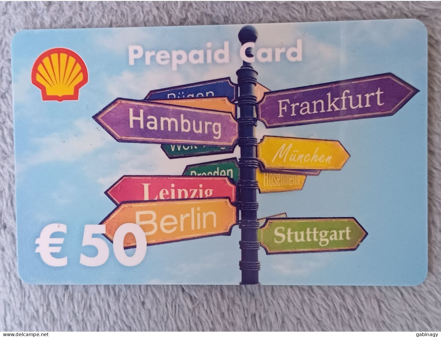 GIFT CARD - GERMANY - SHELL 157 - €50 - Gift Cards