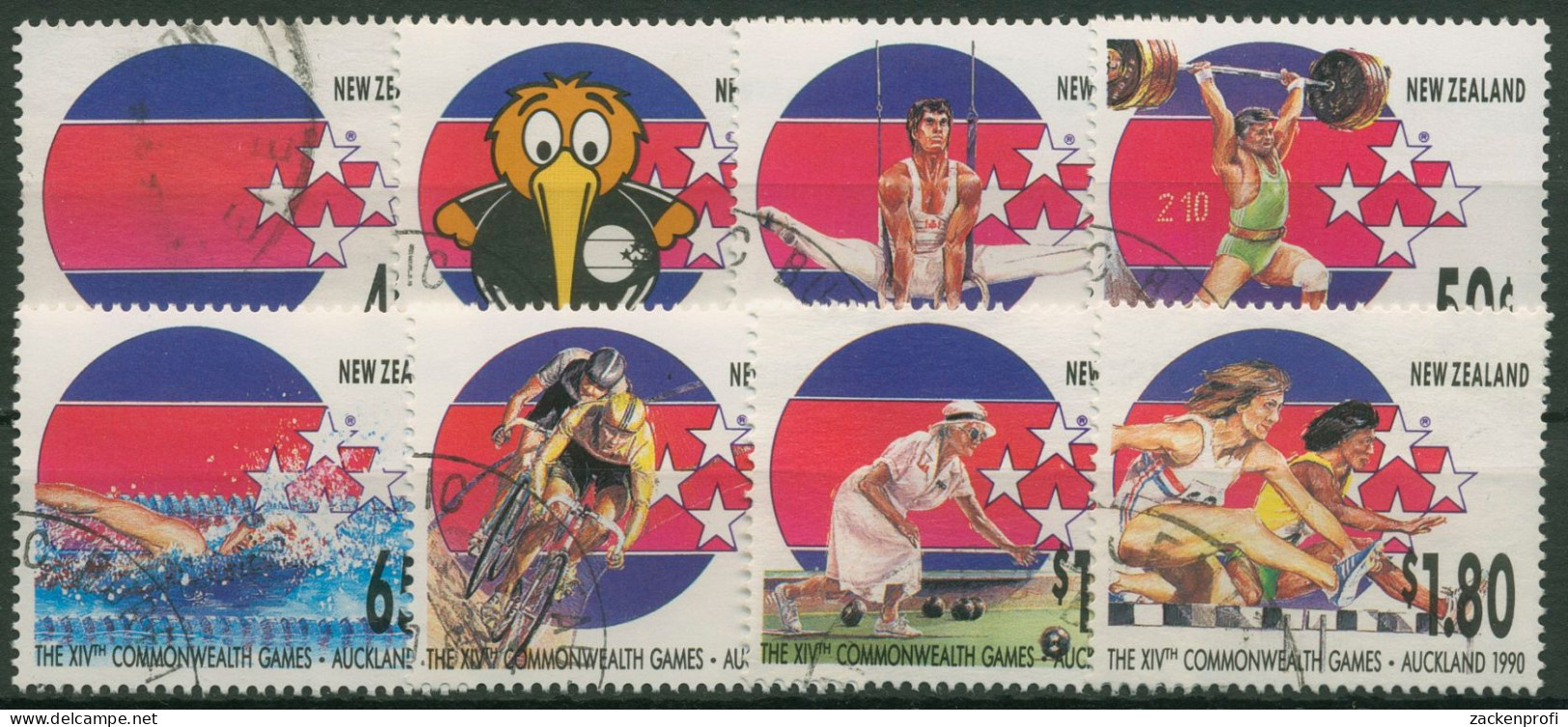 Neuseeland 1989 Commonwealth-Spiele Auckland 1094/01 Gestempelt - Gebruikt