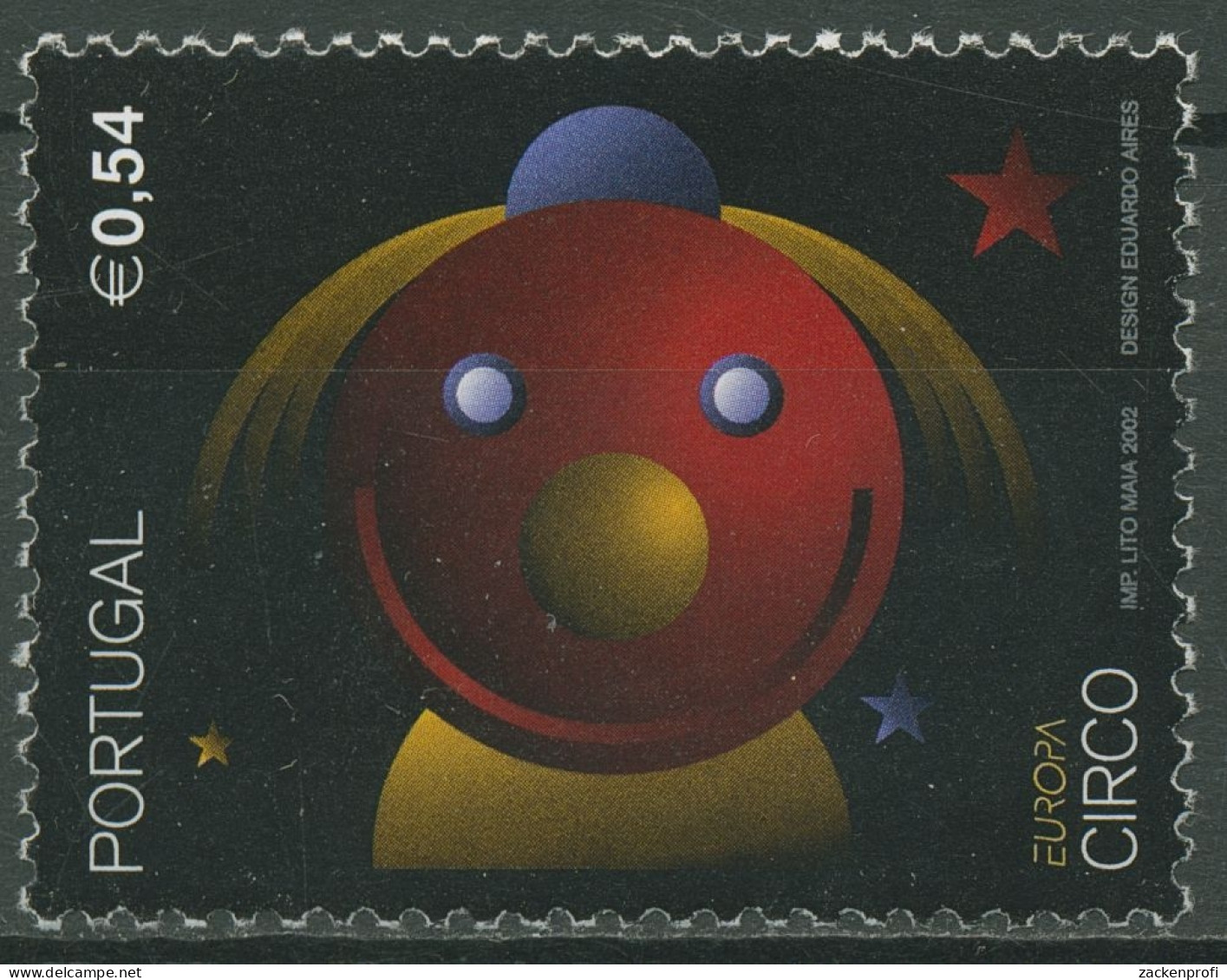 Portugal 2002 Europa CEPT Zirkus Clown 2593 A Postfrisch - Neufs