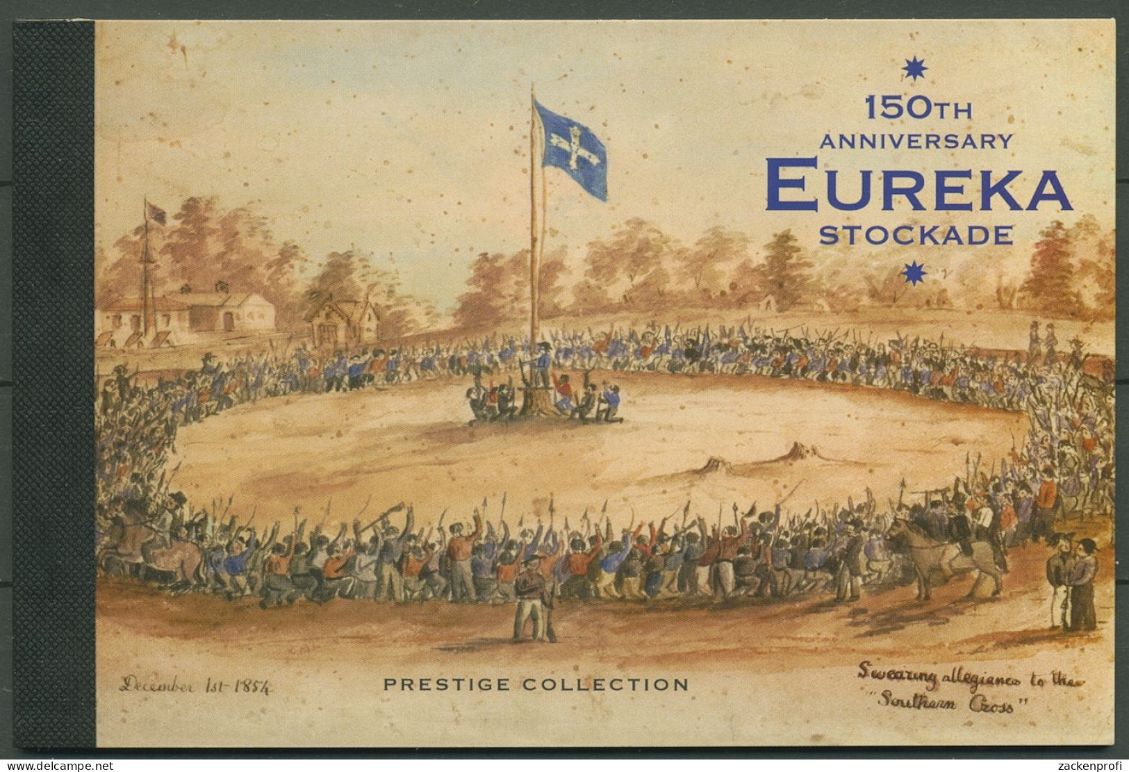 Australien 2004 150 J. Erstürmung D. Eureka Stockade MH 185 Gestempelt (C29624) - Libretti