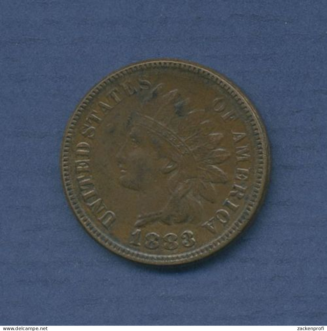 USA Indian Head Cent 1883, KM 90 A, Vz (m3365) - 1859-1909: Indian Head