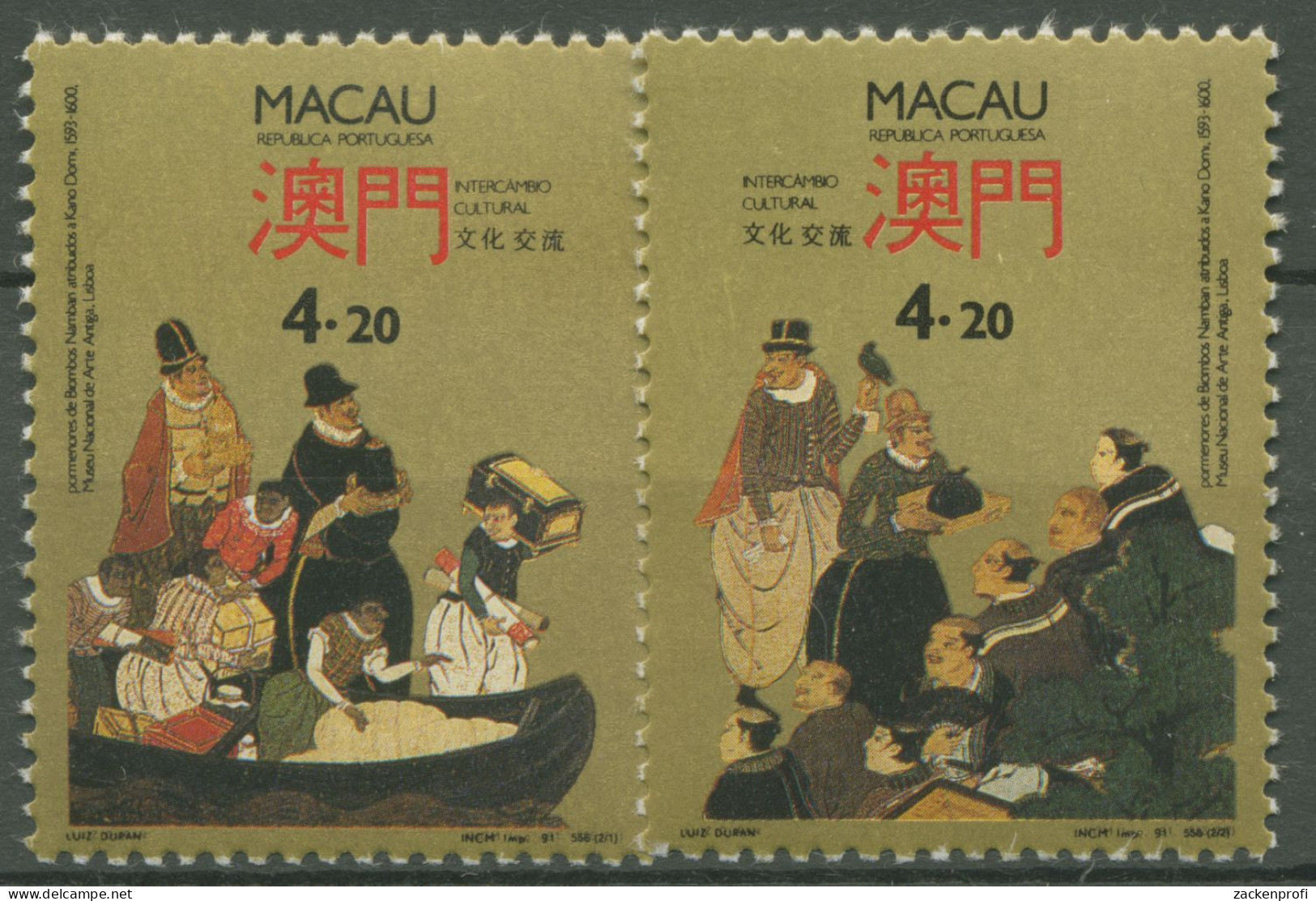 Macau 1991 Portugiesisch-Japanischer Kulturaustausch 684/85 Postfrisch - Neufs