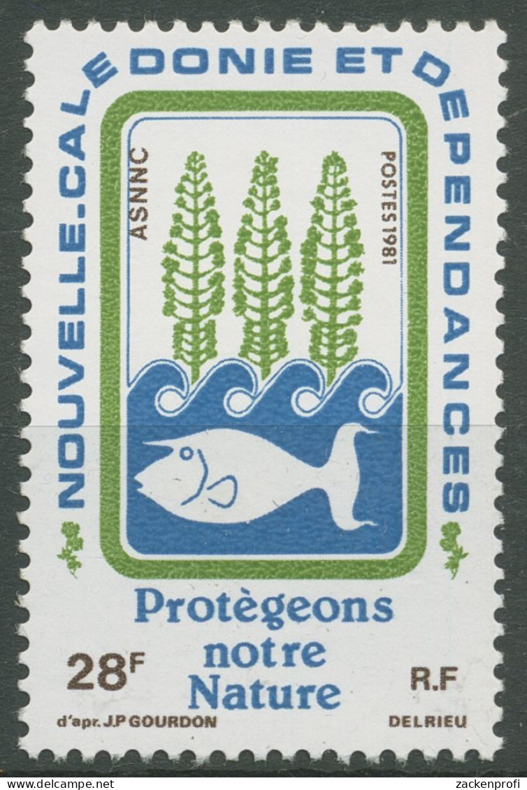 Neukaledonien 1981 Naturschutzbund Bäume Fisch 679 Postfrisch - Unused Stamps