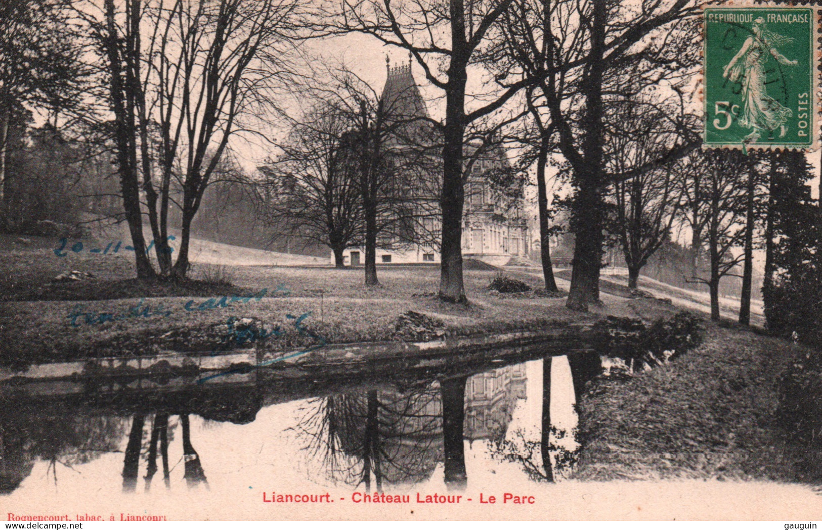 CPA - LIANCOURT - Château Latour Le Parc - Edition Roquencourt - Liancourt