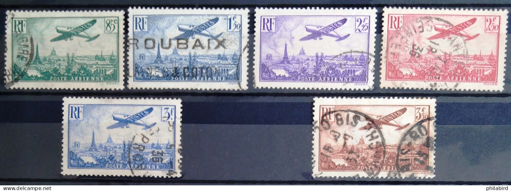 FRANCE                          P.A   N° 8/13                         OBLITERE - 1927-1959 Usati