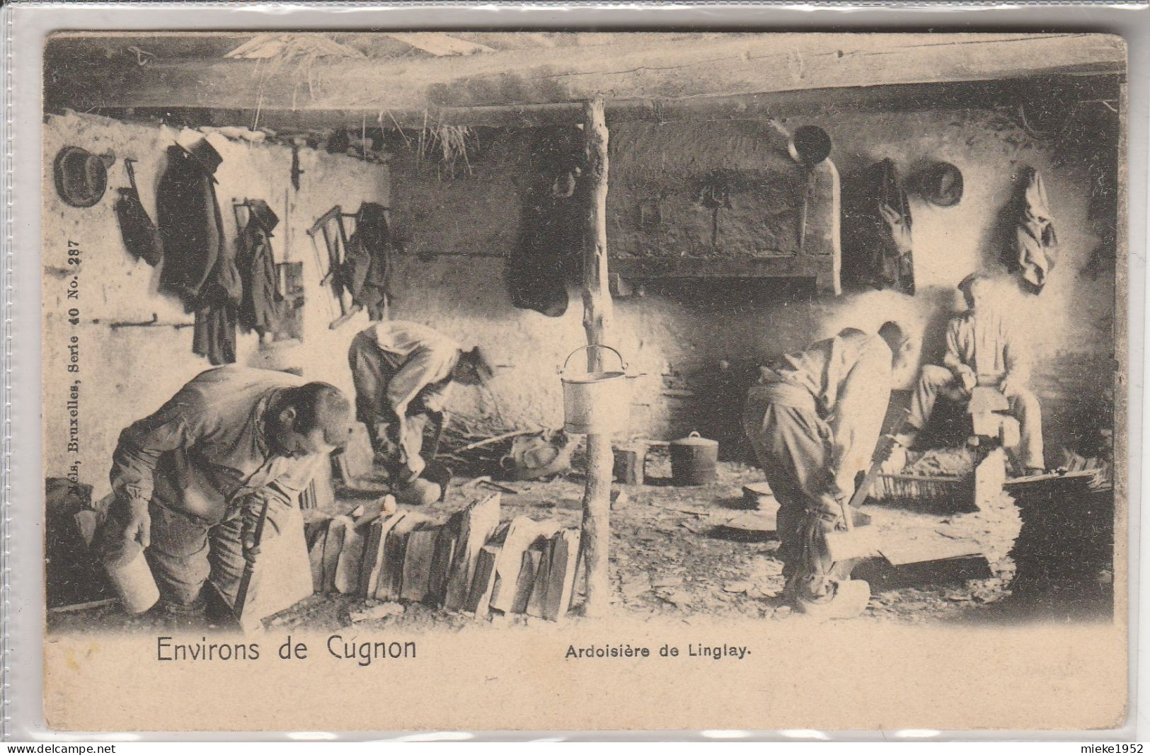 Environs De Cugnon  ,  Ardoisière De Linglay ,( Mortehan , Muno ) Série Nels 40 N° 287 - Bertrix