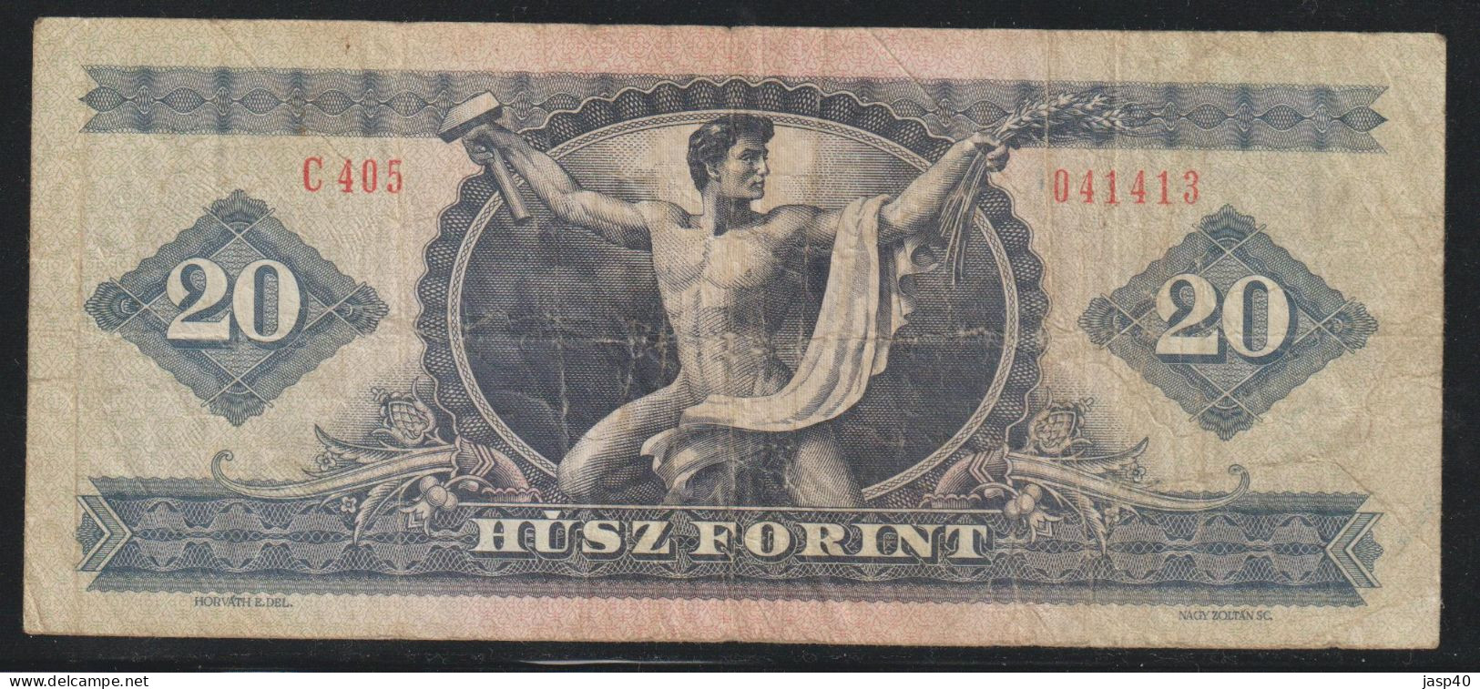 HUNGRIA - 20 FORINT DE 1980 - Hungría