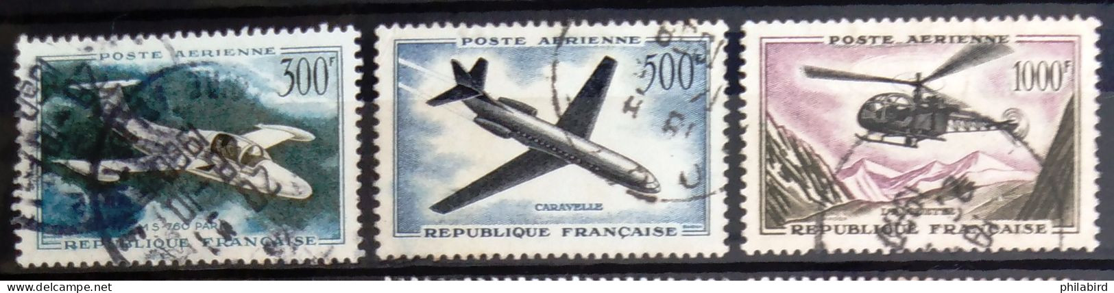 FRANCE                          P.A   N° 35/37                         OBLITERE - 1927-1959 Usati