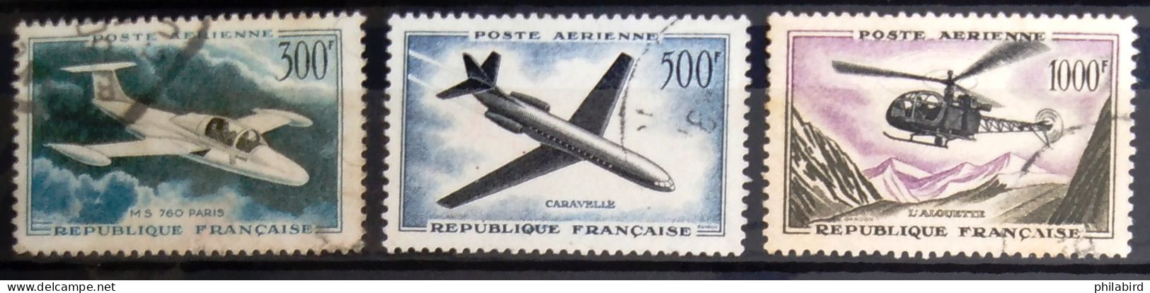 FRANCE                          P.A   N° 35/37                         OBLITERE - 1927-1959 Gebraucht