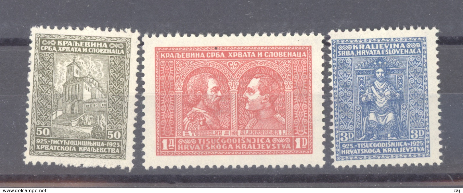 Yougoslavie  :  Yv  204-06  * - Unused Stamps