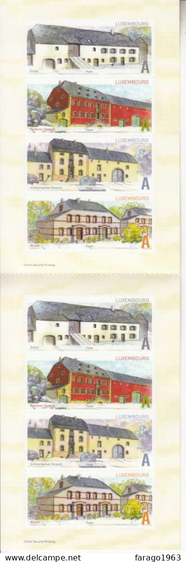 2011 Luxembourg Architecture Colours Complete Booklet Of 8 MNH @ BELOW FACE VALUE - Neufs