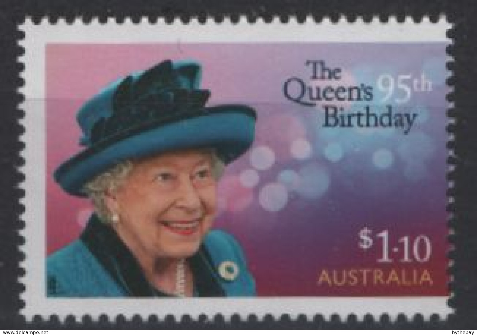 Australia 2021 MNH Sc 5367 $1.10 QEII In Blue Hat QEII 95th Birthday - Ungebraucht