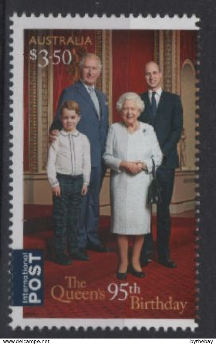 Australia 2021 MNH Sc 5368 $3.50 QEII, Heirs To The Crown QEII 95th Birthday - Neufs