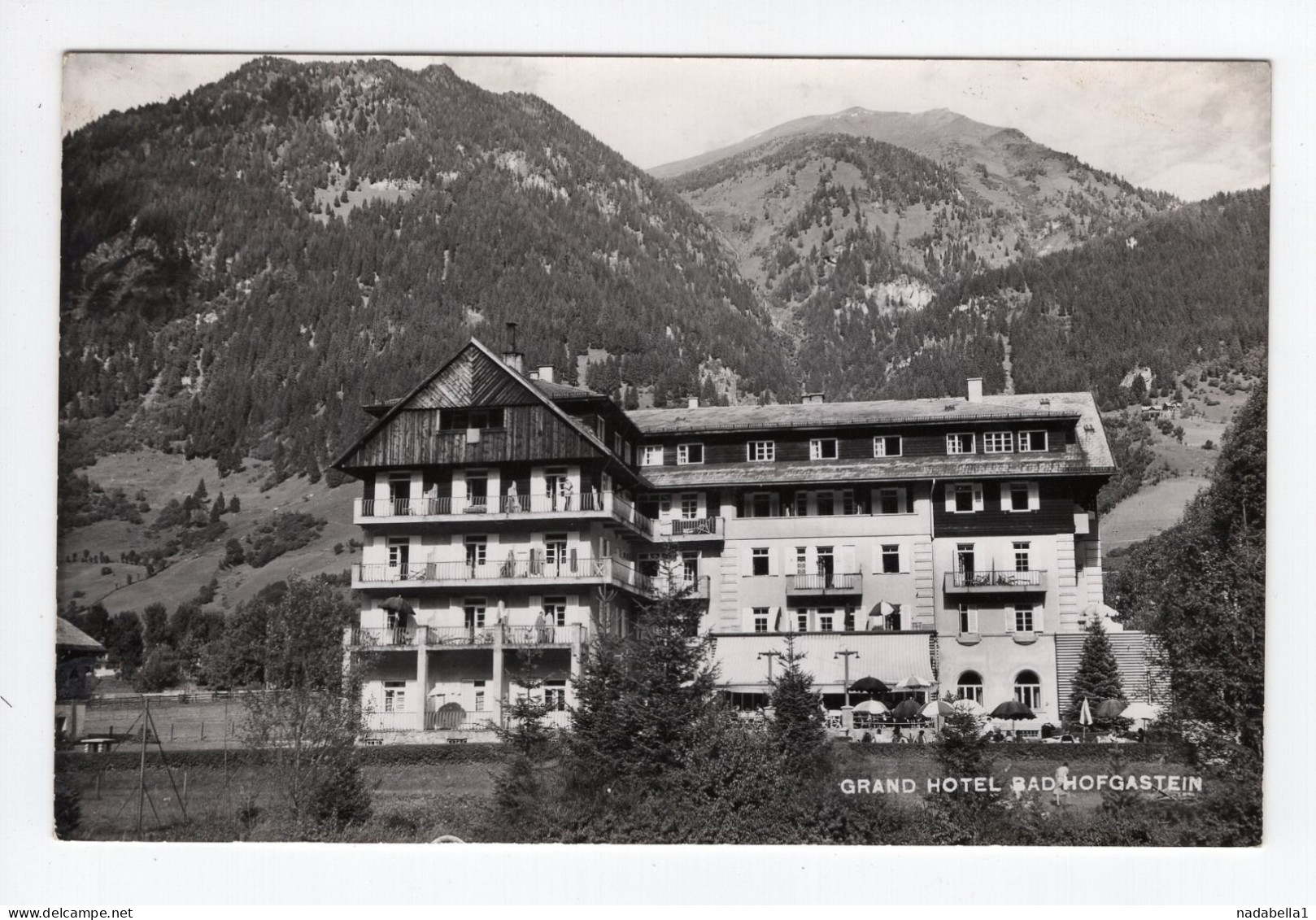 1956. AUSTRIA,SALZBURG,BAD HOFGASTEIN,SPECIAL CANCELLATION,POSTCARD USED TO BELGRADE,YUGOSLAVIA - Bad Hofgastein