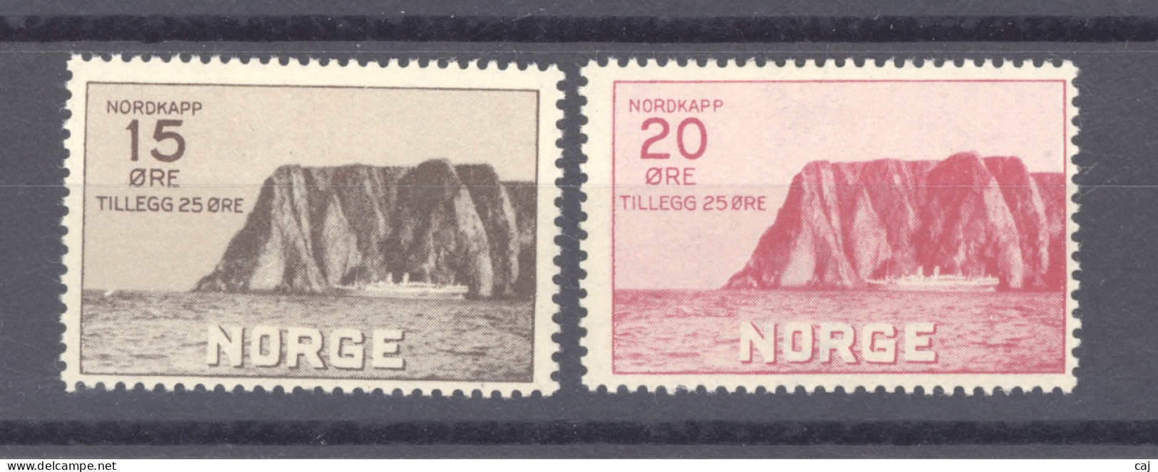 Norvège  :  Yv  151-52  * - Unused Stamps